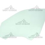 LH FRONT DOOR GLASS GREEN (2HOLES) SEKURIT